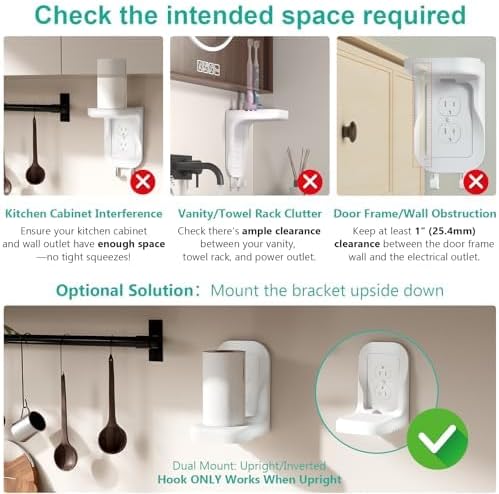 WALI Outlet Shelf Wall Holder, Fit - Image 9