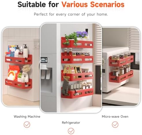 Sevenblue 4-Pack Magnetic Spice Rack - Image 6