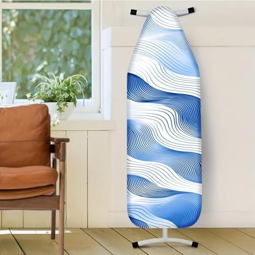Nuxovilar Flowing Wave Lines Ironing Board Cover 15x54 Polyester - Image 2
