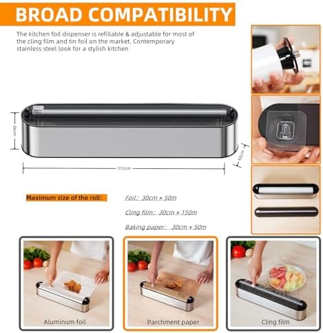 Aluminum Foil & Plastic Wrap Dispenser - Image 5