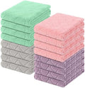 Homaxy Super Soft 16 Pack Coral Velvet Dish Cloths by Homaxy
