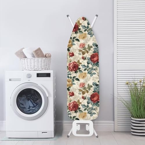 Vintage Rose Ironing Board Padded Cover Dust Covers Stretchable Iron Board - Image 3