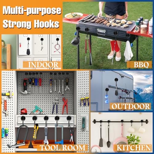 TRYMAG Magnetic Hooks 6PCS 30lbs+ Cruise Essentials 2026 Magnet Hook - Image 6