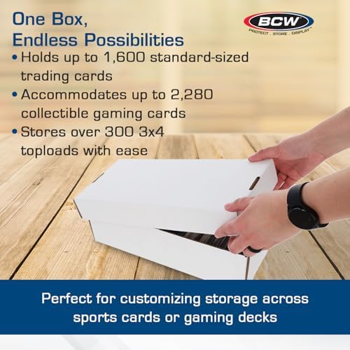 BCW Shoe Storage Card Box - Image 4