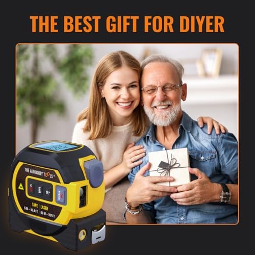 The Almighty Ruler Laser Tape Measure | Smart Range Finder | 131ft/ 40m - Image 6