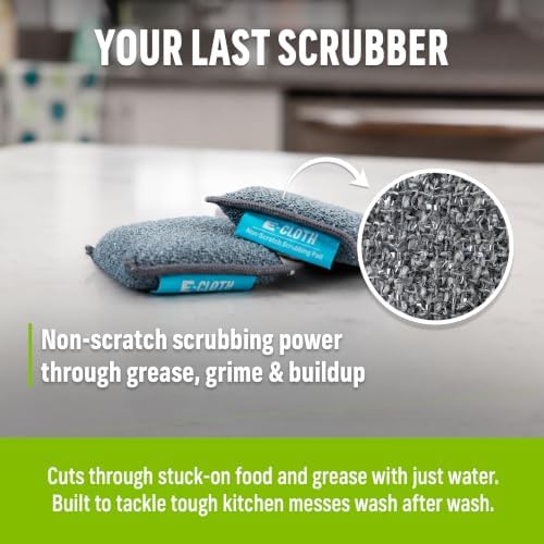 E-Cloth Non-Scratch Scrubbing Pads, Reusable Sink & Dish Sponges - Image 5