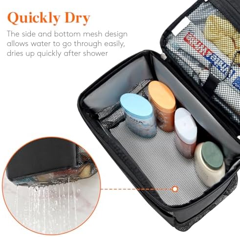 Lifewit Shower Bag Mesh Shower Caddy Portable College Dorm Room Essentials Tote - Image 5