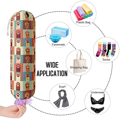 Cat Pattern Grocery Bags Holder Organizer - Image 4