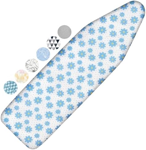 Ironing Board Cover and Pad, 15x54 Standard Size, Scorch Resistant by Dalykate
