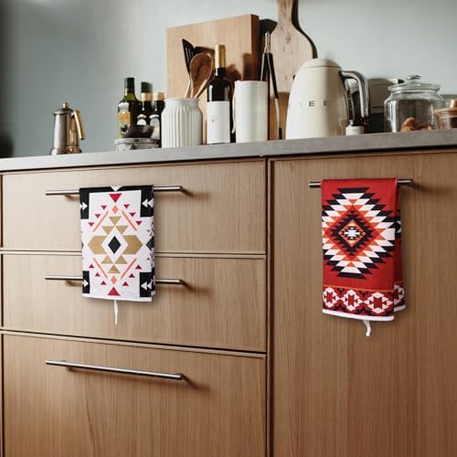 Bencailor 6 Pcs Aztec Kitchen Towels Decorative Sets Dish Towels Absorbent Fast - Image 6