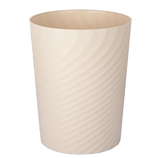 UUJOLY Plastic Small Bathroom Trash Can Wastebasket Garbage Can, Laundry Room by UUJOLY