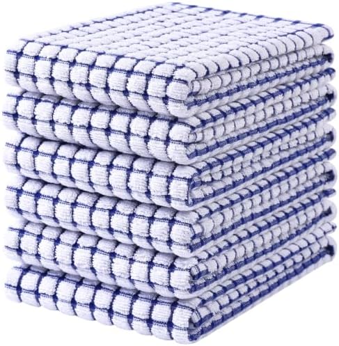Mordimy Premium Cotton Kitchen Towels 16"x 25", 6 Pack by Mordimy