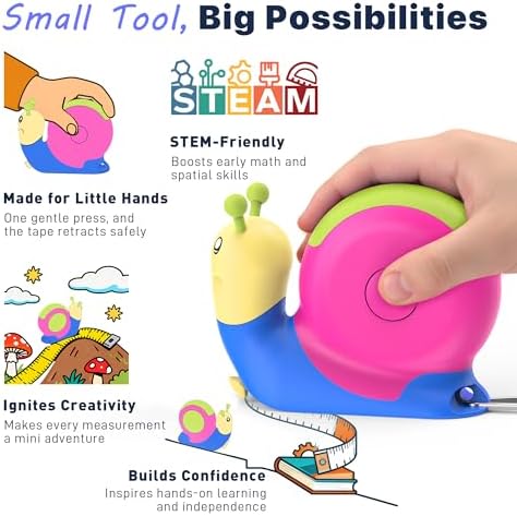 8ft Tape Measure for Kids, STEM Educational Tool - Image 4