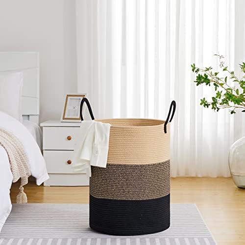 VIPOSCO 100L Extra Large Woven Laundry Basket Hamper - Image 4