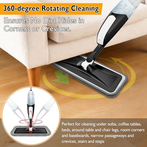 Spray Mop for Floor Cleaning: Microfiber Wet Dry Mops - Image 3