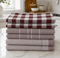 Cloud Scape Linen Premium Kitchen Towels Set of 6, Quick Dry by CloudScapeLinen