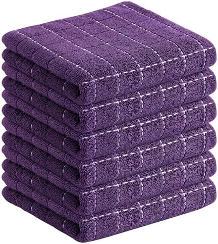 Homaxy 100% Cotton Terry Kitchen Towels, 6 Pack by Homaxy