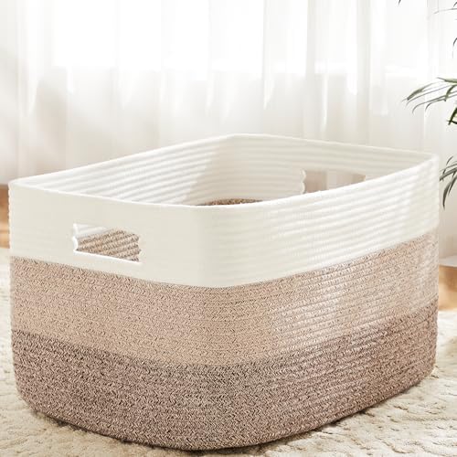 Artfeel Blanket Basket, Rectangle Woven Baskets by Artfeel