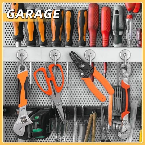FINDMAG 8 Pack 100 LBS Magnet Hooks Heavy Duty, Magnetic Hooks - Image 4