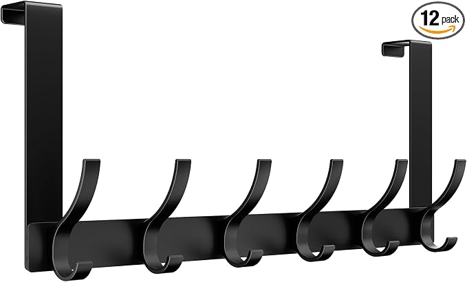Optish Over The Door Hooks, Door Hanger Hooks by Optish