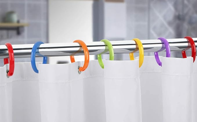 Colorful Shower Curtain Hooks - Image 8