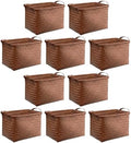BROWNLILY Handwoven Clothes Basket Laundry Hampers Large Wicker Storage Baskets by BROWNLILY