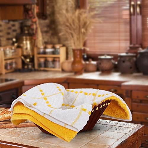 Utopia Towels Kitchen Towels 12 Pack 15x25 Inch Ring Spun Cotton Yellow - Image 5