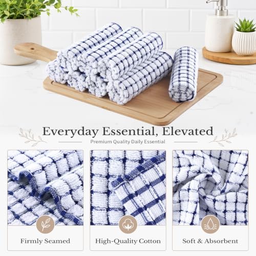 Homaxy 8 Pack Terry Kitchen Dish Cloths - Image 2