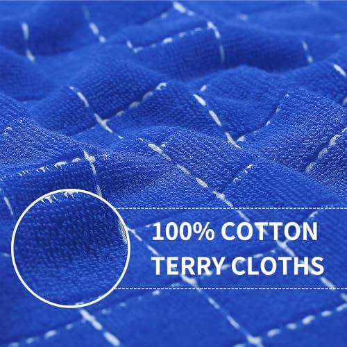 Homaxy 100% Cotton Terry Kitchen Towels, Large 4 Pack - Image 2