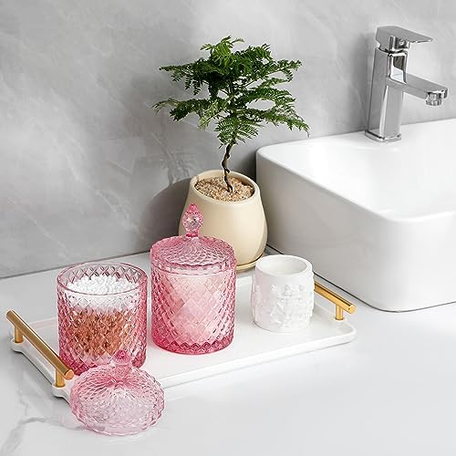 2 Pack Qtip Holder Apothecary Jars - Image 2