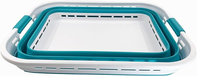 SAMMART 42L Collapsible Plastic Laundry Basket - Image 3