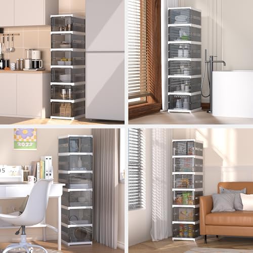 Foldable Shoe Storage Organizer, Stackable Boxes - Image 6