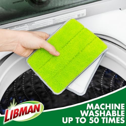 Libman Rinse 'n Wring Mop and Bucket System, 4 Microfiber Pads Included - Image 5