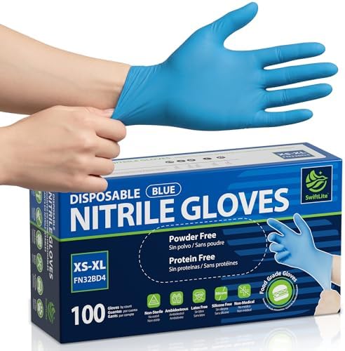 SWIFTLITE Food Safe Disposable Gloves Latex Free by SWIFTLITE