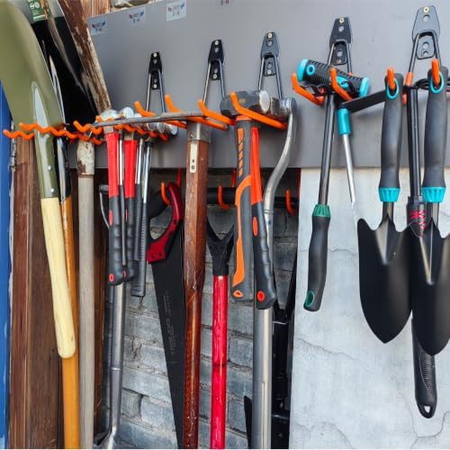 3-H Heavy Duty Garage Wall Hooks 20 Pack, Anti-Slip PVC Coating Wall Mount - Image 4