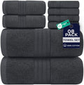 DAN RIVER 8 Piece Luxury Bath Towels by DanRiver