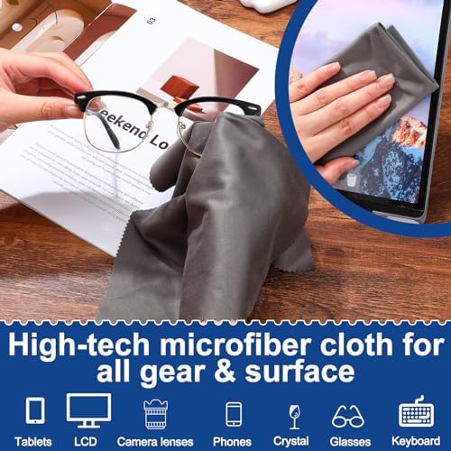 Frienda 12 Pack Large Glass Cleaning Cloth - Image 4
