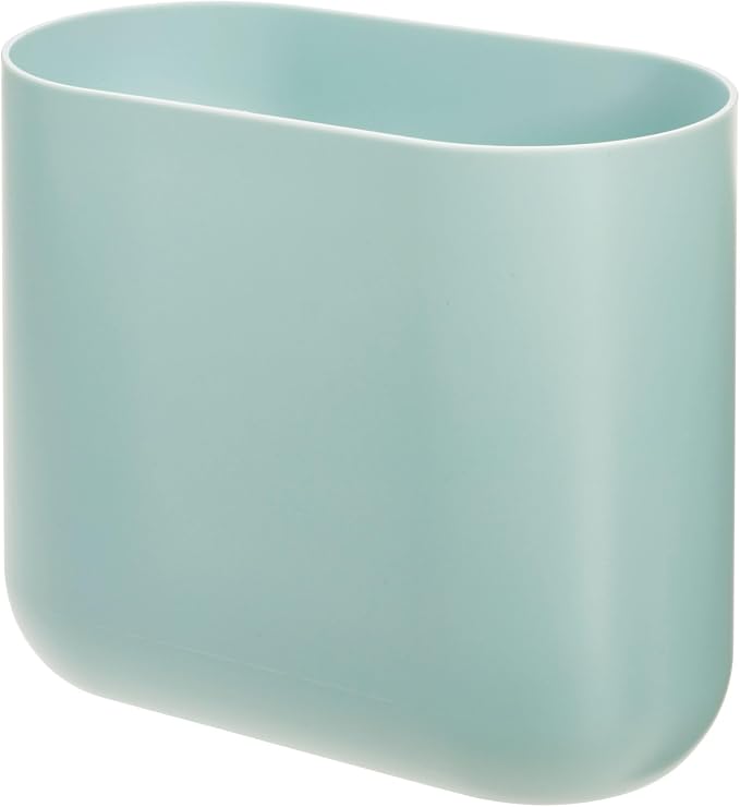 iDesign Small Slim Plastic Bathroom Trash Can by iDesign
