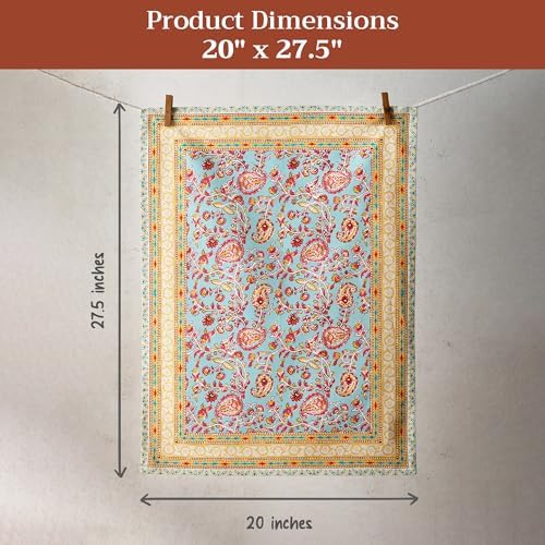 Maison d' Hermine Kitchen Towels Set of 3 100% Combed Cotton 27.50"x20" - Image 5