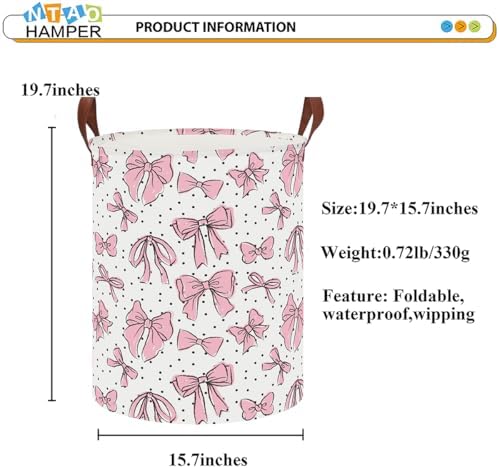 NTAOHAMPER Laundry Hamper, Laundry Basket, Baby Nursery Hamper, Waterproof - Image 6