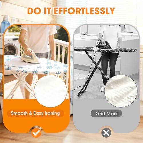 Ironing Board Cover and Pad, 21x57 Extra Large, Scorch Resistant - Image 4