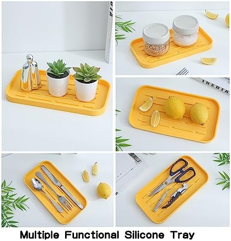 MicoYang Silicone Kitchen Sink Organizer Tray - Image 5