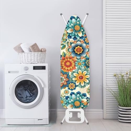 Boho Dahlia Ironing Board Cover Extra Wide Table Top Ironing Board Cover - Image 3