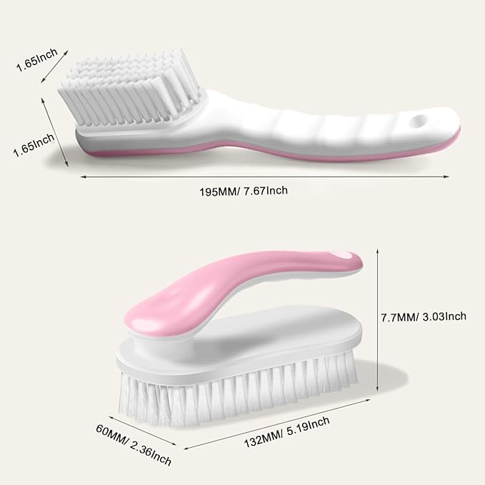 2Pack Shoe Cleaning Brush Household Laundry Clothes Scrubbing - Image 6