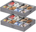 Lifewit 4.3 Inches Under Bed Shoe Storage Organizer Fits 8 Pair Sneakers by Lifewit