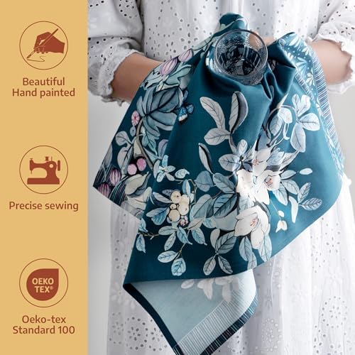 Maison d' Hermine Kitchen Towels Set of 3 100% Combed Cotton 27.50"x20" - Image 2