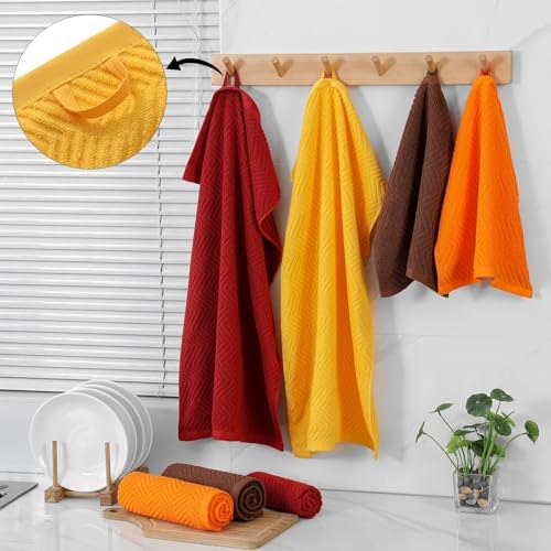 100% Cotton Kitchen Towels and Dishcloths Set - Image 4