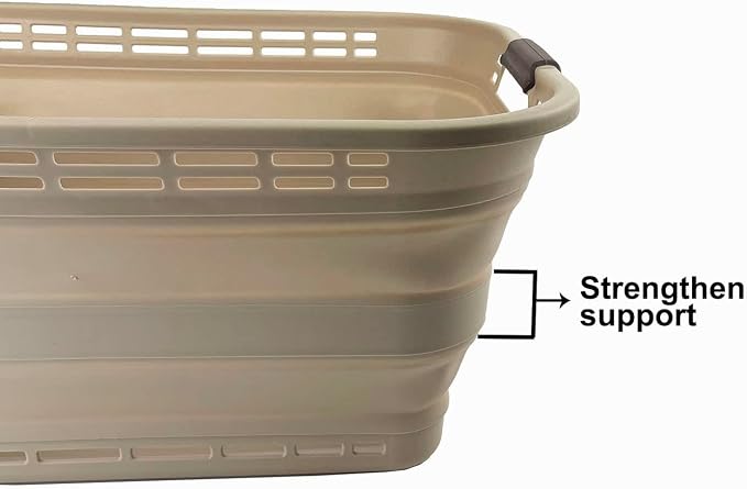 SAMMART 42L Collapsible Plastic Laundry Basket - Image 6