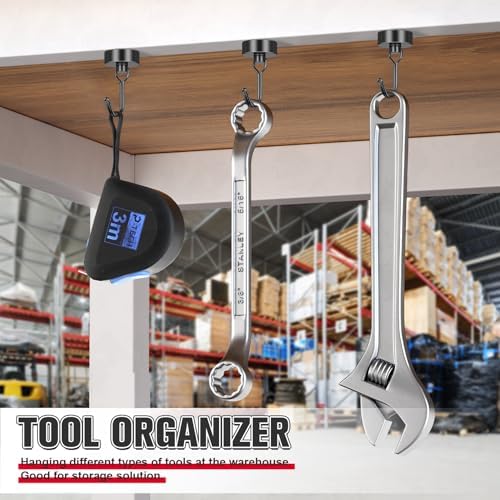 FINDMAG 60LBS Magnetic Hooks, Heavy Duty Hooks - Image 4