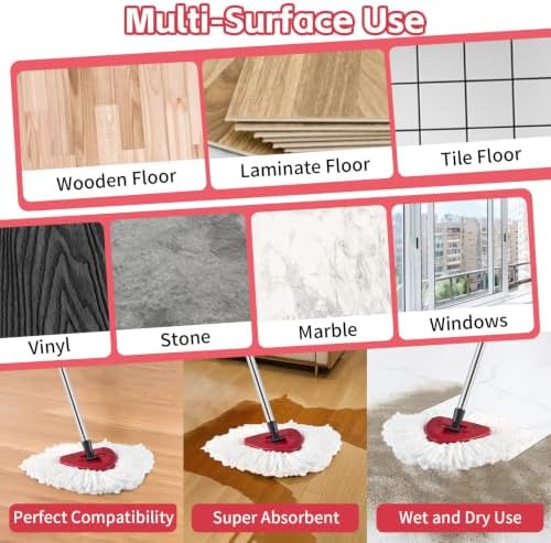 Spin Mop Replacement Head, Base - Image 5